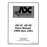 AD15 / AD25 PARTS MANUAL 89-91